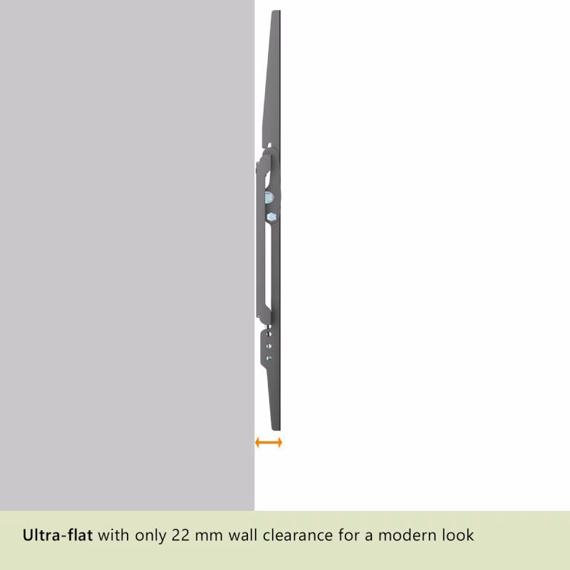 TV muurbeugel voor 32-75 inch scherm - Kantelbaar - 22mm wandafstand - Tot 45kg - Eco - Zwart - Afbeelding 2